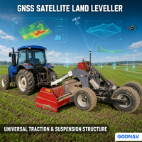 Niveleuse agricole de luxe à grande lame courbée PWBH500 pour le nivellement des terres agricoles, niveleuse de terrain agricole pour gros tracteurs
