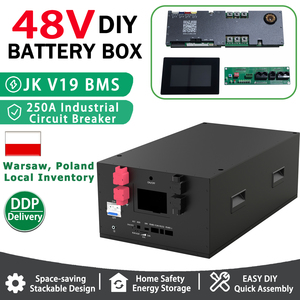 กล่องแบตเตอรี่ DIY สำหรับ EU Stock 48v 300ah พร้อมกล่อง BMS DIY 280ah 48v กล่องใส่แบตเตอรี่ LiFePo4 สำหรับระบบจ่ายไฟ - Product Image 1