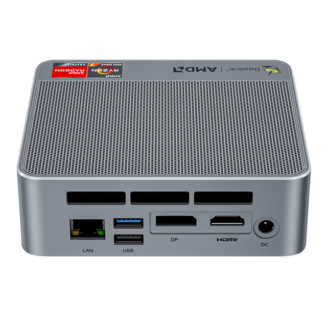 32GB/1TB AMD R7 5850U 4.4GHz Mini PC Beelink SER5 PRO 8C/16T 2000MHz Graphics Support DP 3-Screen