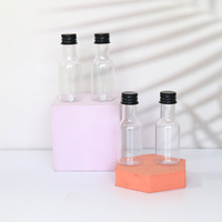 Bouteilles en plastique PET carrées incassables personnalisables MAYSURE 60 ml (2 oz) pour boissons énergisantes, sodas, shots de gingembre frais et naturels