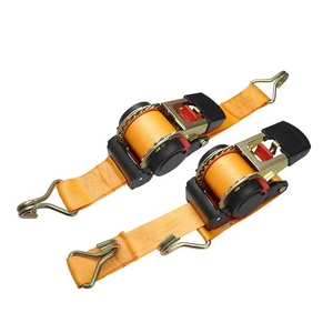 ULK 2 pulgadas precio de fábrica grúa Auto retráctil trinquete correas de amarre correa de amarre doble J GANCHO 2 pulgadas - Product Image 1