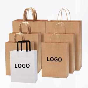 Sacs à café en papier <span class=keywords><strong>kraft</strong></span> personnalisés, écologiques, personnalisables, de petite et grande taille, bon marché, pour les restaurants, les déjeuners, les plats à emporter - Product Image 1