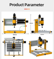 Graveur CNC d'approvisionnement d'usine 3018PLUS 2.0 Version 3018PRO MAX avec routeur CNC 500w et Laser 5.5W et 10W pour bois