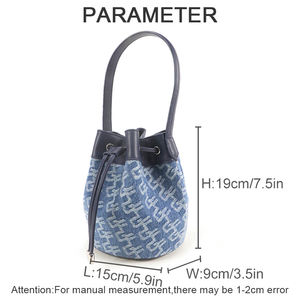 Bolso Mini Tipo Cubo OEM para Mujer, Bolso de Mano con Cordón, Bolso Pequeño de Moda, Logotipo Personalizado, Marca Privada - Product Image 6