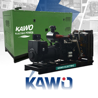 Générateur diesel intelligent KAWO 100-400 kW triphasé, type silencieux, châssis ouvert, démarrage automatique, ATS, contrôle climatique, hydroponie, alimentation intégrée