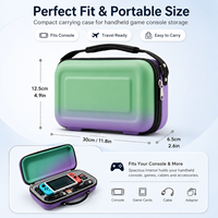 Étui de transport rigide en EVA pour Nintendo Switch OLED 2021 / Switch 2017, sac de voyage antichoc avec 10 emplacements pour cartes de jeu
