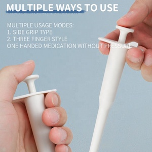 Pillole Shooter per cani 2 pezzi Dispenser per pillole per cani di grossa taglia a portata di mano per cani di razza medio-grande fino a 45 libbre - Product Image 4