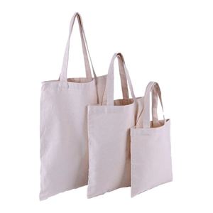 Bolsas de Regalo Reutilizables de Lona Premium Disponibles, Hechas de Lona Natural con Asa, para Trabajo, Manualidades, Compras - Product Image 1