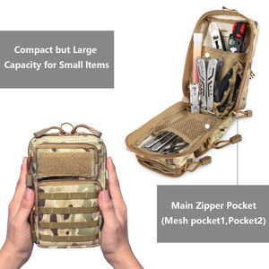 आउटडोर मोले एडमिन पाउच छोटे बैग बहु-उद्देश्य उपयोगिता edc उपकरण चिकित्सा सामरिक मोले आईफ़क कमर सेल फोन बैग - Product Image 5