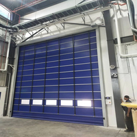 Porte à enroulement industrielle résistante au vent, porte à enroulement automatique pour atelier d'usine
