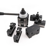 Support d'outils à changement rapide pour tour 250-400, lot de 6 (piston/coussinet/GIB/support d'outils)