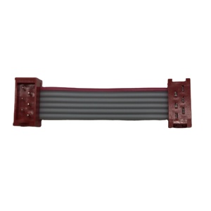 10Pin 1.27mm Kırmızı Mikro Match Dip Tipi - Kırmızı Mikro Match Dip Düz Kablo Montajı - Product Image 1