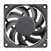 Gdstime GDA7015 70x70x15mm Roulement à billes 70mm DC 5V 12V 24V CPU Brushless Axial Air Flow Plastic Cooling Fan