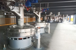 SUS 304 điện sifter máy cấp thực phẩm lọc sàng Vòng rung sàng cho nước trái cây chất lỏng Lọc - Product Image 6