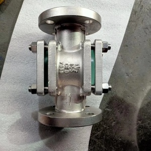 Alta temperatura Manual Fluxo Válvula Vista Vidro Indicador Duplo Janela Vista Vidro com SS Flange para Mídia Quente - Product Image 3