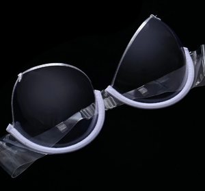 Sujetador Invisible Transparente de Plástico Transparente con Tirantes de <span class=keywords><strong>Copa</strong></span> 3/4 para Mujer, Estilo Bar, con Efecto Push-Up y Transparencia - Product Image 3