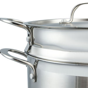 Vaporera tradicional China <span class=keywords><strong>de</strong></span> <span class=keywords><strong>acero</strong></span> <span class=keywords><strong>inoxidable</strong></span>, hervidor doble, Vaporeras <span class=keywords><strong>Para</strong></span> <span class=keywords><strong>Tamales</strong></span>, alimentos y verduras - Product Image 5