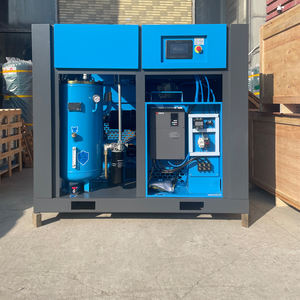 Compresseur d'air à vis silencieux, sans huile, refroidi par air, durable, 7,5 kW, 10 CV, longue durée de vie, 0,8 MPa, pour utilisation industrielle - Product Image 1