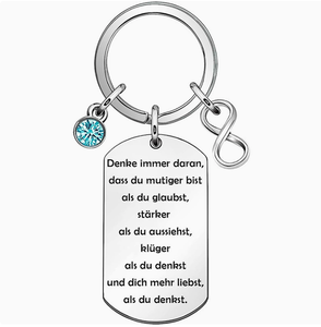 Llavero Grabado, Regalo para Mejor Amiga, Amuleto de Buena Suerte, Logotipo Personalizado, Venta al Por Mayor, Obsequio Promocional, para Ella - Product Image 3