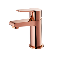 SANIPRO OEM ODM Laiton Chrome Or Rose Mélangeur Chaud Froid Robinet D'eau Mitigeur Salle De Bains Bassin Robinets