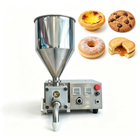 Machine de remplissage commerciale à buse unique pour tartes aux œufs, biscuits, beignets, crème au caramel, confiture, chocolat, en acier inoxydable