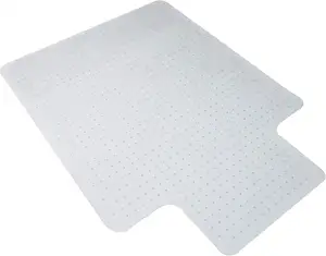 Halı kaplı zeminler için PVC sandalye minderi 36 "X 48" şeffaf anti kayma ofis bilgisayar sandalyesi sandalye minderi toptan plastik sandalye minderi