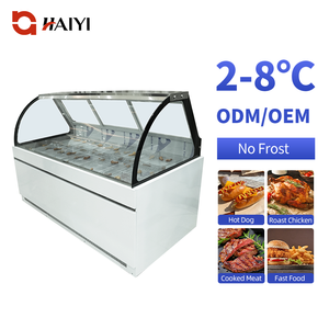 Vitrine réfrigérée pour viande, réfrigérateur de présentation de viande pour supermarché - Product Image 2