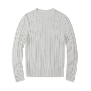 Offres Spéciales <span class=keywords><strong>Pull</strong></span> à manches longues <span class=keywords><strong>en</strong></span> coton mélangé pour hommes <span class=keywords><strong>Pull</strong></span> tricoté avec broderie à col roulé <span class=keywords><strong>Pull</strong></span> à logo R - Product Image 1