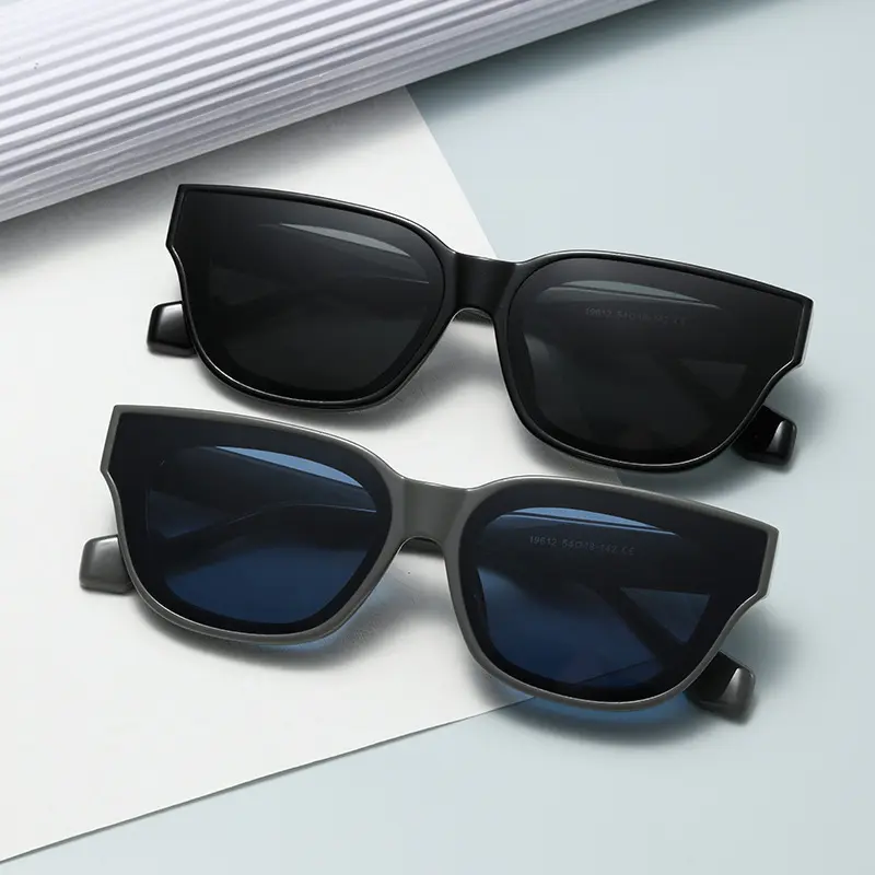 Kacamata hitam poligonal Pc untuk wanita, kacamata hitam merek Mewah Trendi tahan Uv uniseks 2024 Lunette De Soleil