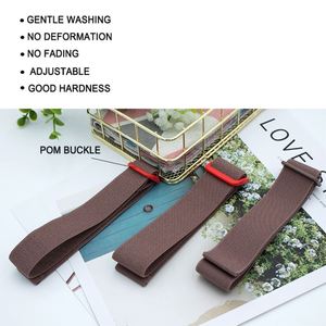 Bandeaux de massage personnalisés en polyester élastique imperméable de couleur unie avec boucle réglable - Product Image 3