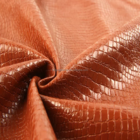 Tissu en cuir synthétique peau de crocodile de haute qualité à la mode pour sacs, sacs, sacs à main, rembourrage
