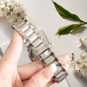 Relojes Minimalistas de Lujo Unisex al por Mayor, Plateados, con Correas de Acero Inoxidable y Plástico, Esferas Ultrafinas, de Cuarzo, para Hombre y Mujer, Pedidos al por Mayor - Product Image 6