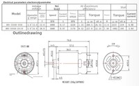 Motor DC Mini 24V Motor Listrik Kecil Kecepatan Tinggi Motor Sikat Mikro untuk Kipas Mobil Mainan DIY