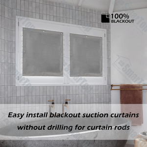 New Design Portable <strong>Travel</strong> <strong>Blackout</strong> Window <strong>Blind</strong> With Suction Cup and Magic Tape Temporary Anywhere Adjustable Shade Curtain - Product Image 5