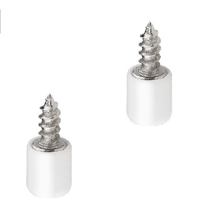 Soportes para Estantes Autoperforantes de Acero Inoxidable de Alta Calidad, Niquelados, con Funda de Plástico Antideslizante, en Pulgadas - Product Image 6