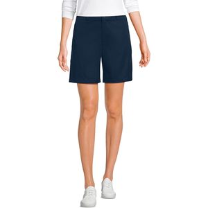 Shorts chino pour femme FOXA, 7 pouces, uniforme scolaire, coton sergé - Product Image 1