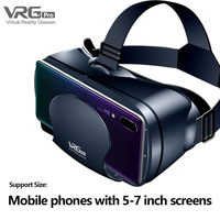 Casque de Réalité Virtuelle 3D VR 5-7 Pouces Compatible avec iPhone et Android pour Films et Jeux