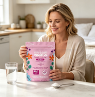 Poudre d'inositol Myo & D Chiro OEM 225g, mélange 40:1 pour femmes, vitamine D3, zinc, équilibre hormonal féminin, complément alimentaire
