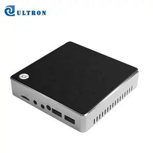 Ultron Plastic Mini Pc For PPT display In Win 10 Os Small Case Mini Box VGA HD-MI 3735F 2GB + 32GB Ssd 4*USB