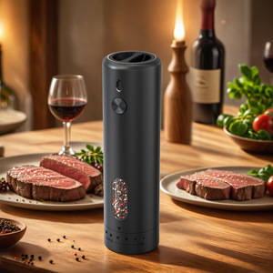 Moulin à épices électrique Kymq Ky mq 65a, alimenté par USB, lame en acier inoxydable, boîtier en plastique, commande par bouton, pour usage en cuisine - Product Image 4