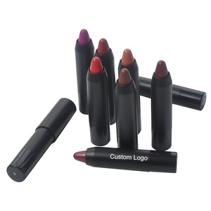 <b>Custom</b> Logo Cosmetic 10 COLORS Mini Cute Matte Solid <b>Lipstick</b> Waterproof Long Lasting Crayon <b>Lipstick</b> Pencil - Product Image 3