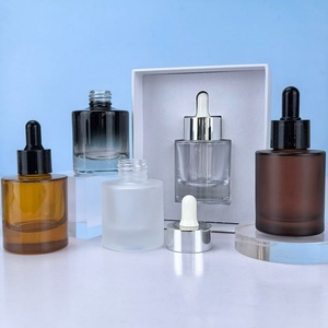 Flacon compte-gouttes en verre de luxe à revêtement couleur unique, 30 ml et 50 ml, pour sérum et lotion cosmétique, avec logo personnalisé – Prix usine - Product Image 4