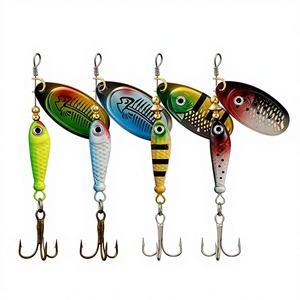 <span class=keywords><strong>Leurre</strong></span> de pêche métallique à manivelle avec lame composite - Product Image 1