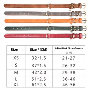 <span class=keywords><strong>Collar</strong></span> de perro de cuero acolchado suave para perros con placa de nombre grabada <span class=keywords><strong>Collar</strong></span> de perro de cuero personalizado suministros acolchados para mascotas - Product Image 4