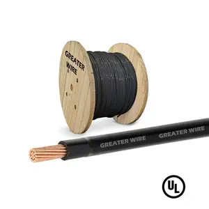 Profesional 3, 5mm2 5, 5mm2 30mm2 38mm 50mm 60mm 80mm 100mm 125mm cable eléctrico trenzado de cobre Thhn rollo de cables eléctricos