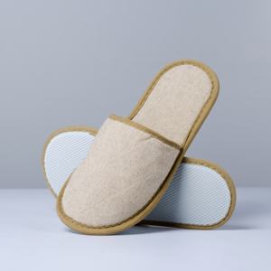 Pantuflas de <span class=keywords><strong>Hotel</strong></span> Elegantes de Alta Calidad al por Mayor, Logotipo Personalizado - Product Image 4