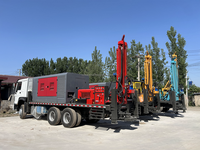 Plateforme de forage montée sur camion HRT-400 équipée d'un moteur diesel YUCHAI, profondeur de forage maximale de 400 m