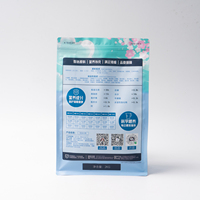 Sachet d'emballage alimentaire pour animaux de compagnie en aluminium imprimé sur mesure, refermable avec fermeture éclair, pochette autoportante pour le stockage de nourriture pour chats et chiens
