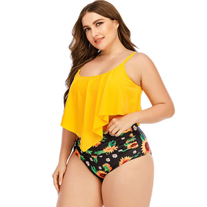 Vêtements <span class=keywords><strong>de</strong></span> plage <span class=keywords><strong>grande</strong></span> <span class=keywords><strong>taille</strong></span> pour femmes bikini 2 pièces avec short pour <span class=keywords><strong>maillot</strong></span> <span class=keywords><strong>de</strong></span> <span class=keywords><strong>bain</strong></span> sexy à large buste - Product Image 2