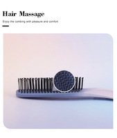 Nouveau design Brosse à cheveux en forme de S Peigne Démêlant Brosse à cheveux pour cheveux secs et humides